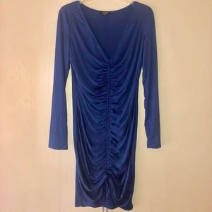 Guangzhou Ruched Dress - Navy